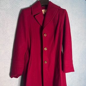 Michael Kors Red Peacoat